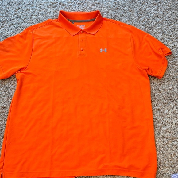 Under Armour Other - Under Armour Men's Bright Orange Polo